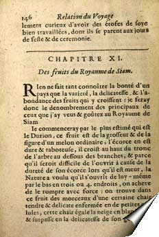Page de la relation de Jacques de Bourges