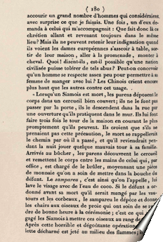 Page de la relation de Barthélemy Bruguière