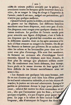 Page de la relation de Barthélemy Bruguière