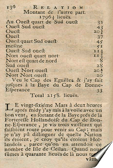 Page de la Relation du chevalier de Chaumont