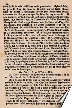 Page de la Gazette