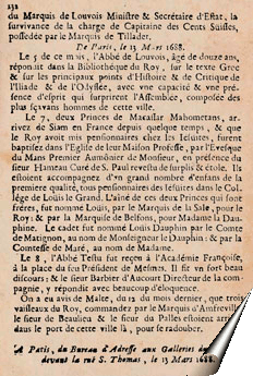 Page de la Gazette