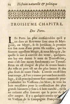 Page de la relation de Nicolas Gervaise