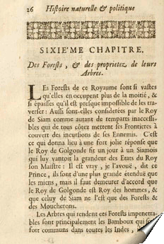 Page de la relation de Nicolas Gervaise