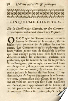 Page de la relation de Nicolas Gervaise