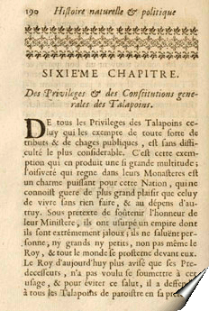 Page de la relation de Nicolas Gervaise