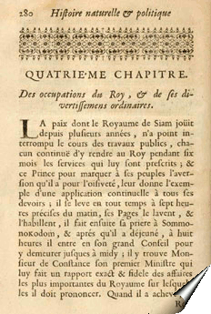 Page de la relation de Nicolas Gervaise