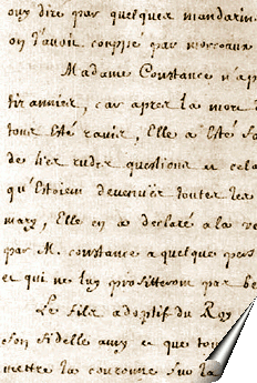 Page de la relation de La Touche