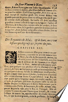 Page de la relation de Vincent Leblanc