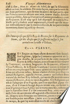 Page de la relation de Fernard Mendez Pinto