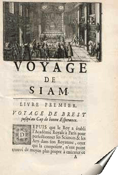 Page de la relation du père Tachard