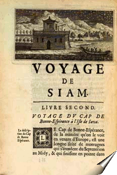 Page de la relation du père Tachard