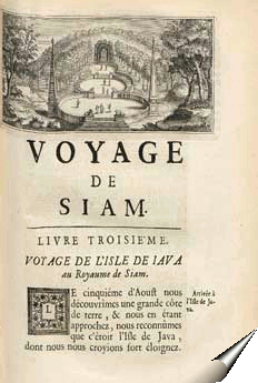 Page de la Relation du père Tachard