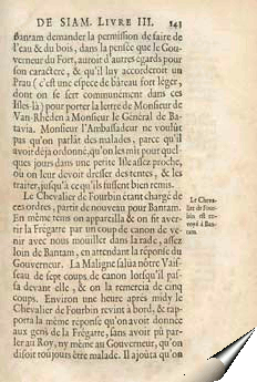 Page de la Relation du père Tachard