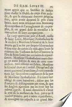 Page de la relation du père Tachard