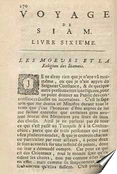 Page de la relation du père Tachard