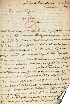 Page de la relation du père Tachard