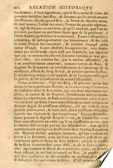 Page de titre de la relation de Jérémie van Vliet