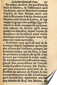 Page de la relation de Vollant des Verquains