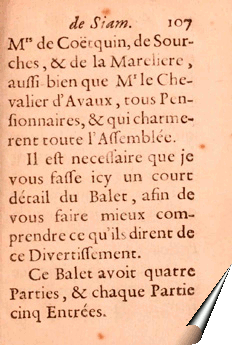 Page du Mercure Galant