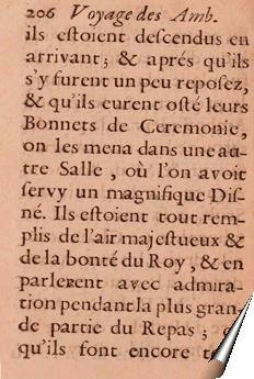 Page du Mercure Galant