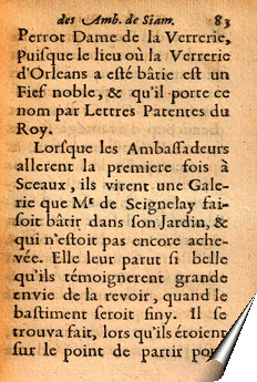 Page du Mercure Galant
