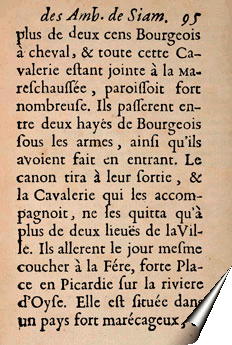 Page du Mercure Galant