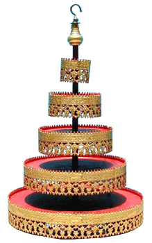 Chatra (Parasol symbole de la royauté en Thaïlande).