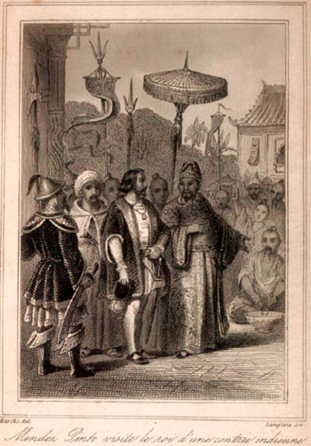 Illustration de Mendez Pinto par M. L. Candau - 1847