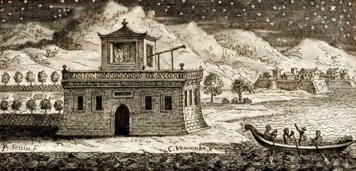 Frontispice du 2ème livre de la relation du père Tachard