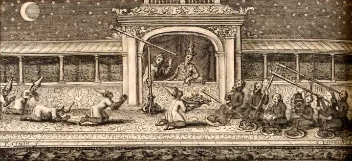 Frontispice du 5ème livre de la relation du père Tachard